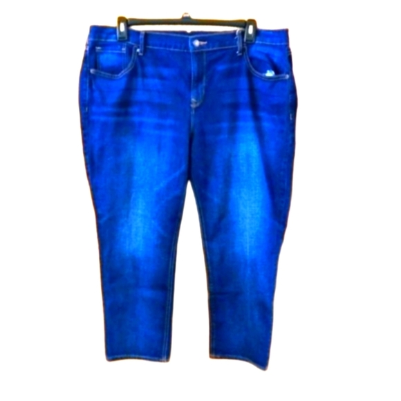 Old Navy Boyfriend Straight Droit Women Blue Jeans Size 18R - Picture 1 of 11